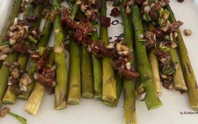 Geroosterde asperges met kip